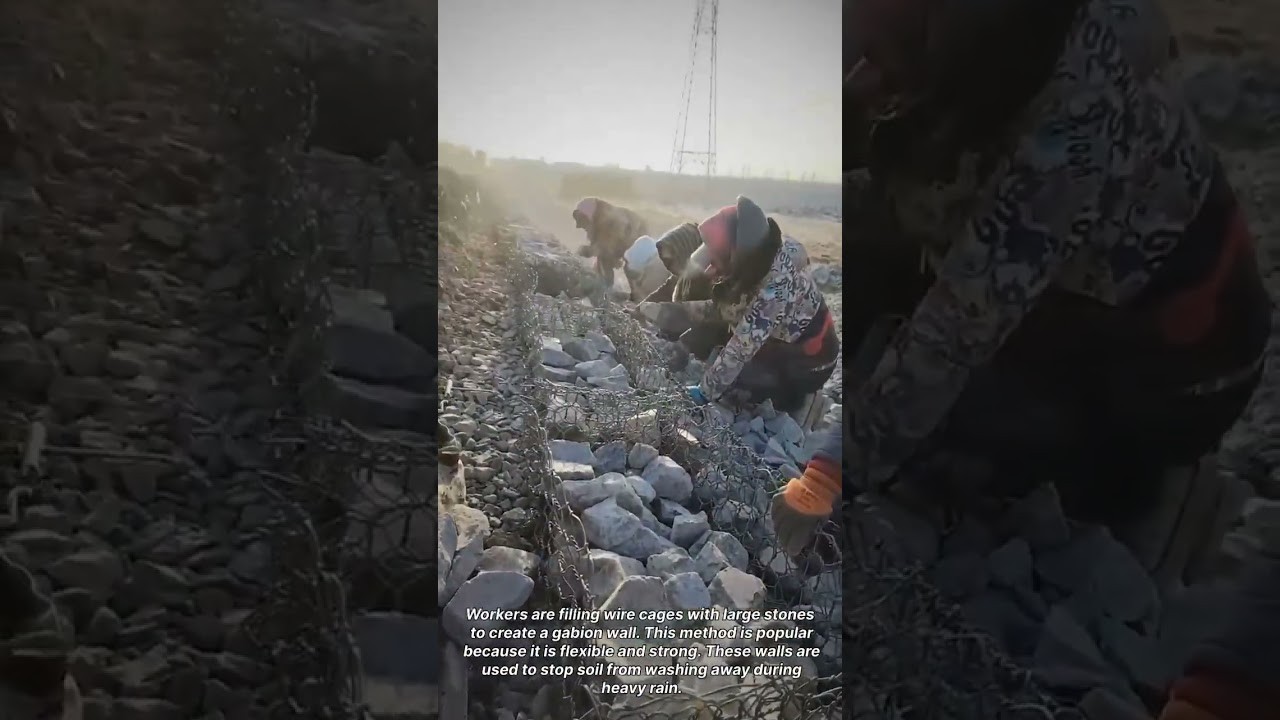 Figure 2: Working Model Setup, Scientific Diagram & Project Prototype for Gabion Wire Rock Gully Plug Erosion Control Model