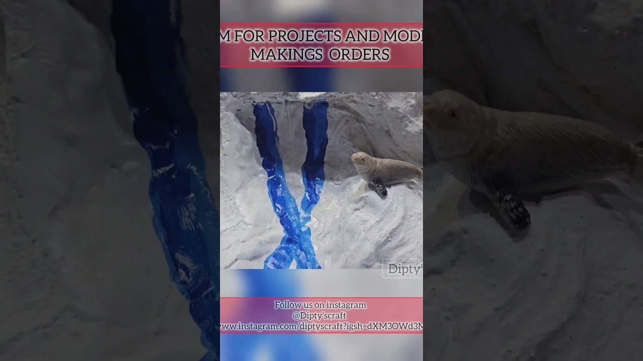 Figure 3: Working Model Setup, Scientific Diagram & Project Prototype for Glacier Moraine Glacial Striations Frozen Sand Plow Model