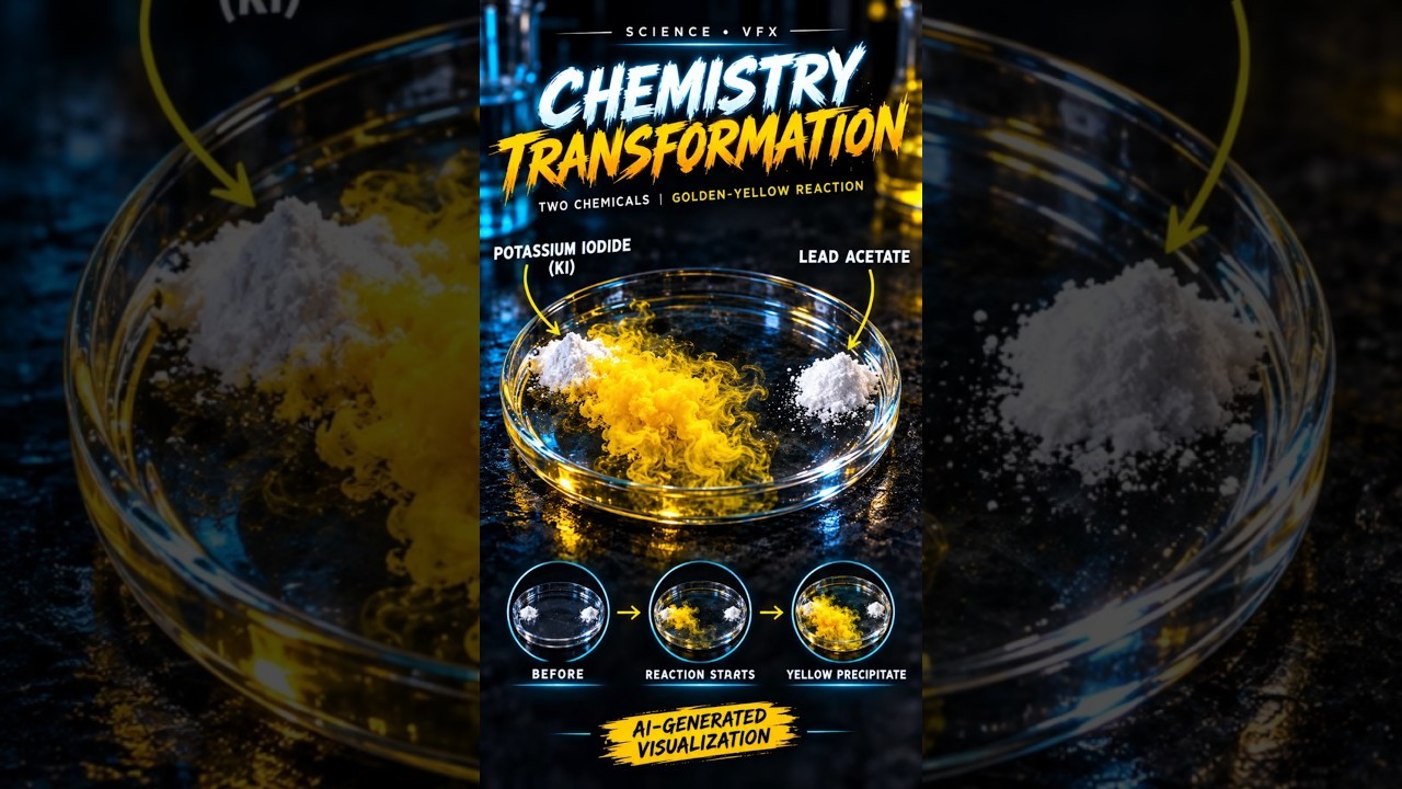 Figure 1: Working Model Setup, Scientific Diagram & Project Prototype for Golden Rain Lead Iodide Recrystallization Display Model