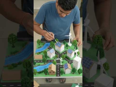 Figure 2: Working Model Setup, Scientific Diagram & Project Prototype for Green City Working Model Science Exhibition
