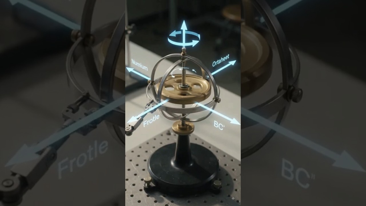 Figure 1: Working Model Setup, Scientific Diagram & Project Prototype for Gyroscope Working Model Angular Momentum