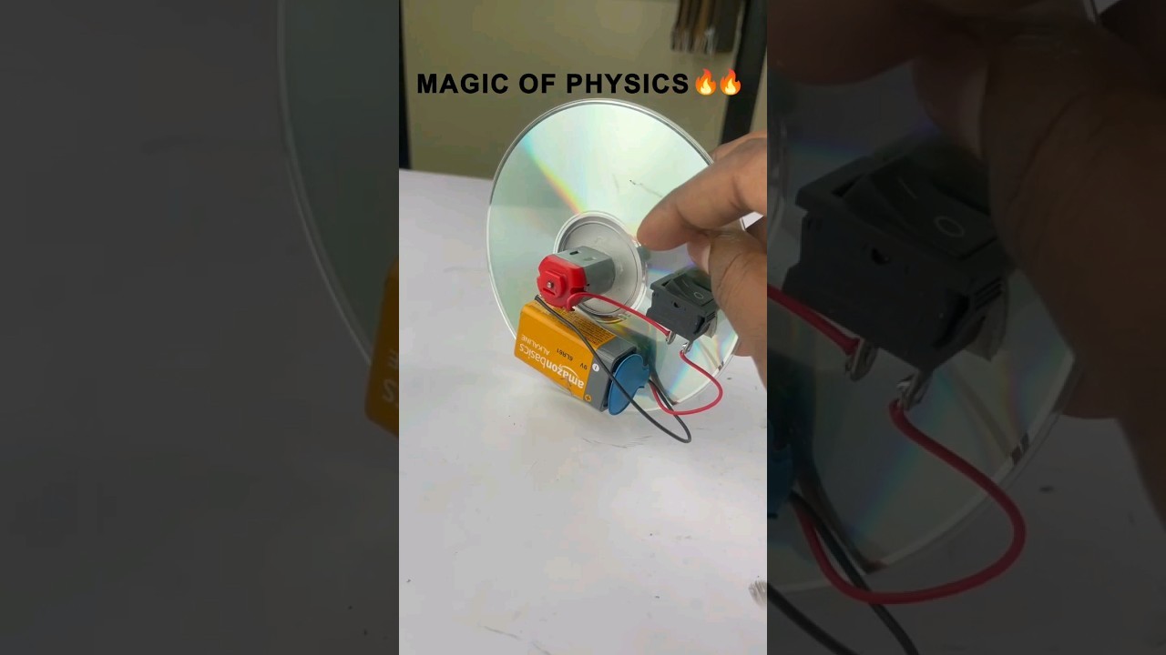 Figure 2: Working Model Setup, Scientific Diagram & Project Prototype for Gyroscope Working Model Angular Momentum