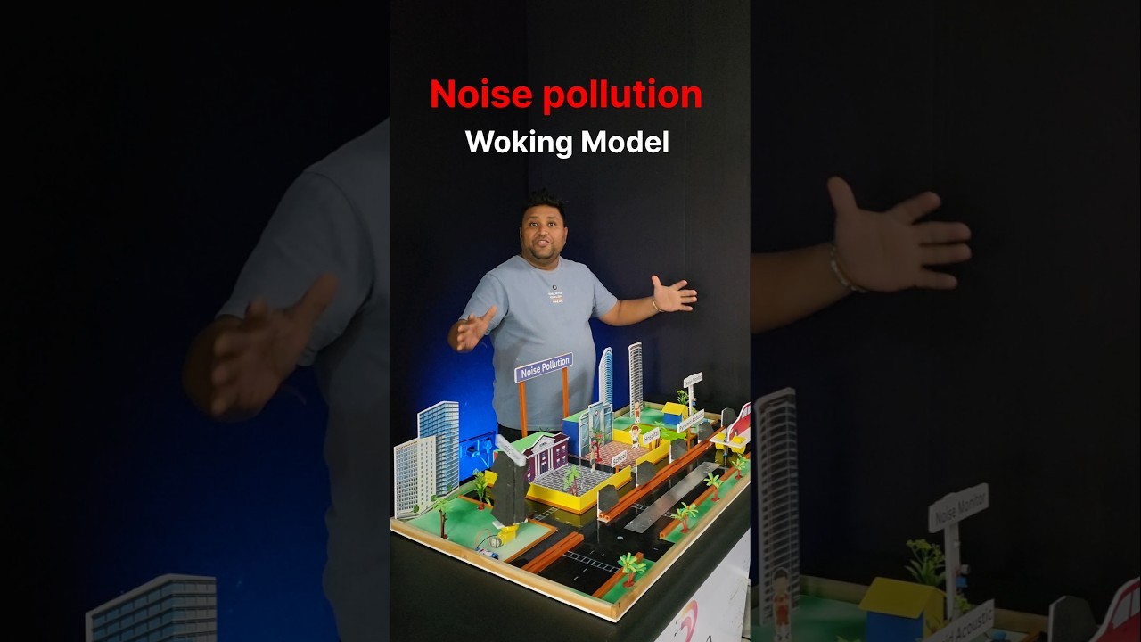 Figure 3: Working Model Setup, Scientific Diagram & Project Prototype for Highway Noise Barrier Sound Absorbent Perforated Wall