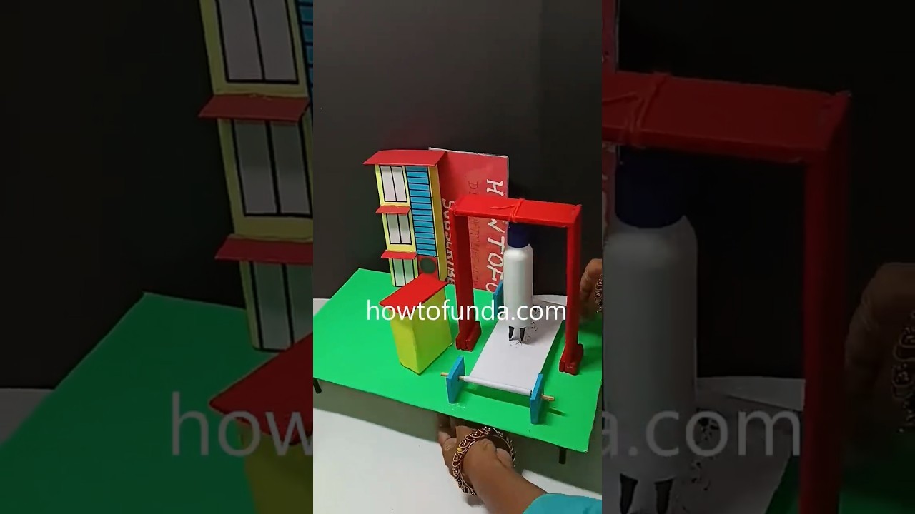 Figure 3: Working Model Setup, Scientific Diagram & Project Prototype for Horizontal Pendulum Drum Paper Chart Seismograph Model