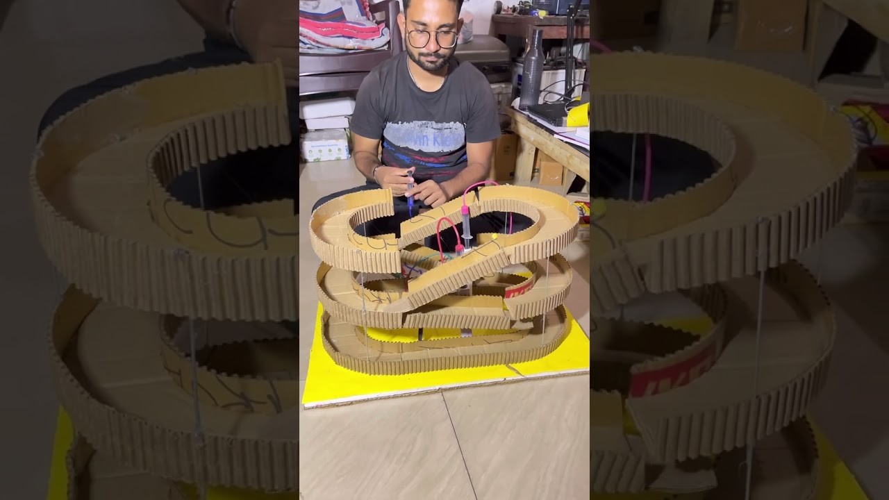 Figure 1: Working Model Setup, Scientific Diagram & Project Prototype for Hydraulic Bridge Working Model
