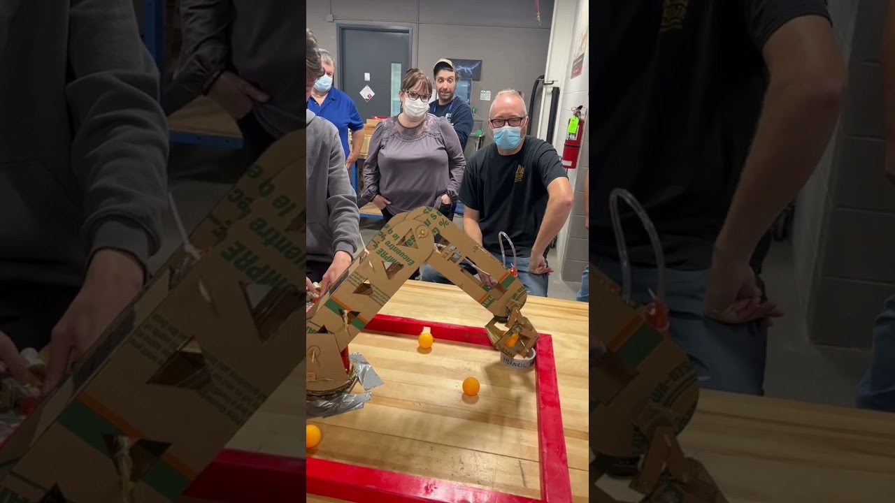 Figure 1: Working Model Setup, Scientific Diagram & Project Prototype for Hydraulic Crane Working Model Using Cardboard