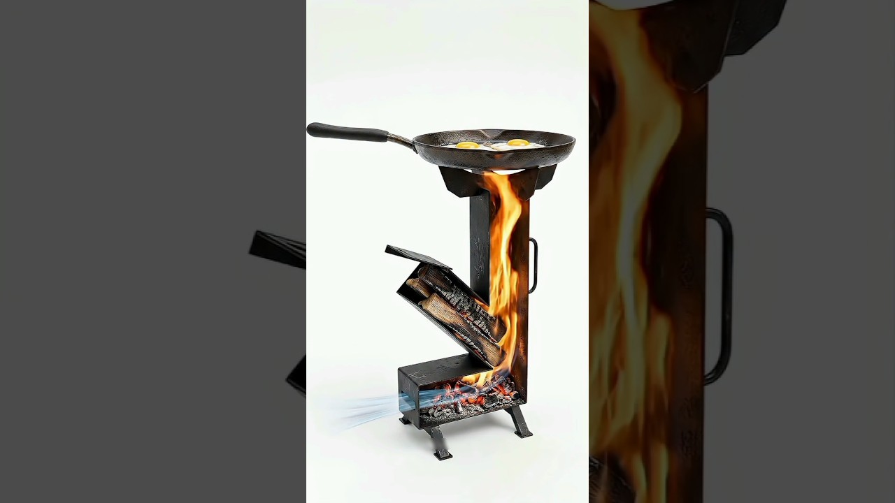 Figure 3: Working Model Setup, Scientific Diagram & Project Prototype for Improved Smokeless Chulha Rocket Stove Combustion Box