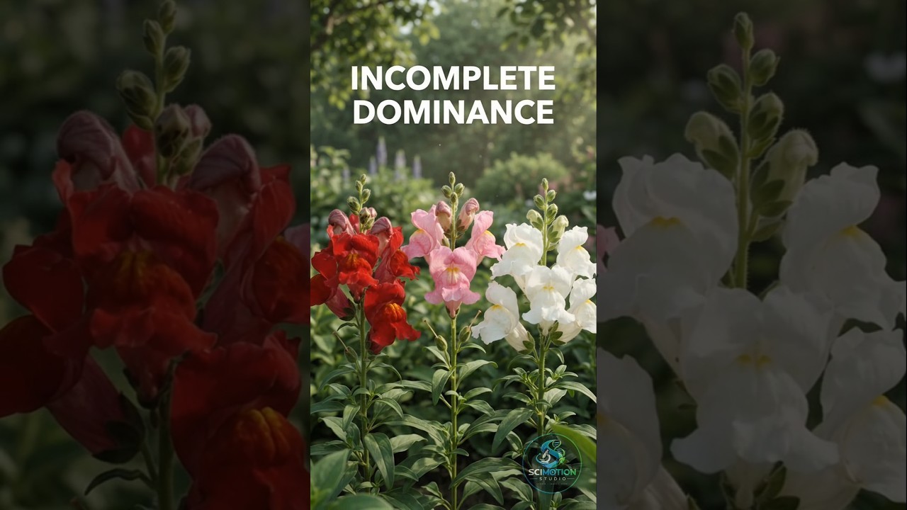 Figure 3: Working Model Setup, Scientific Diagram & Project Prototype for Incomplete Dominance Snapdragon Pink Flower Cross Model