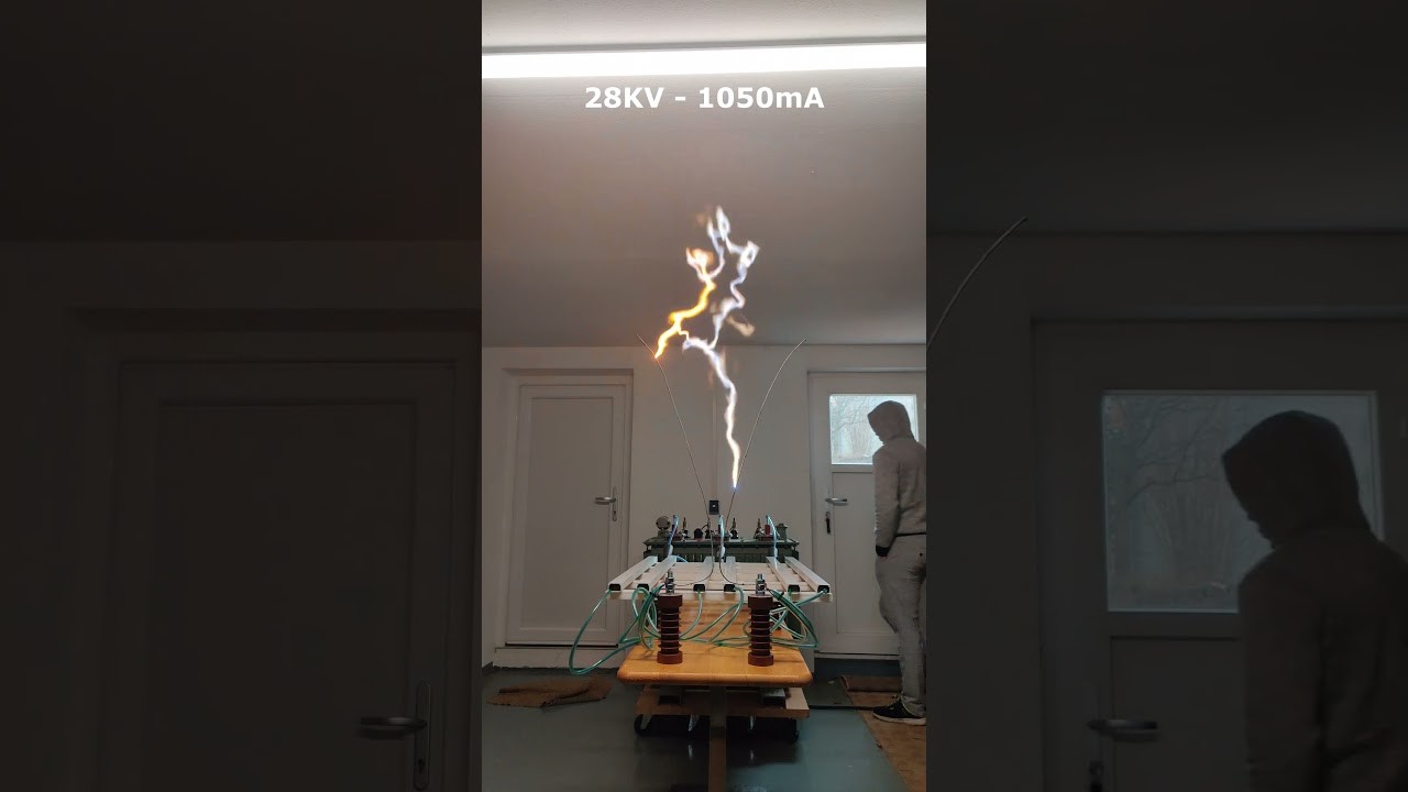 Figure 3: Working Model Setup, Scientific Diagram & Project Prototype for Jacobs Ladder Traveling High Voltage Plasma Arc Model