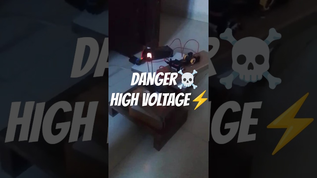 Figure 4: Working Model Setup, Scientific Diagram & Project Prototype for Jacobs Ladder Traveling High Voltage Plasma Arc Model