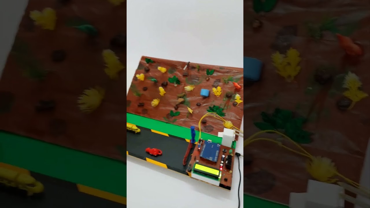 Figure 2: Working Model Setup, Scientific Diagram & Project Prototype for Landslide Detection And Warning System Working Model