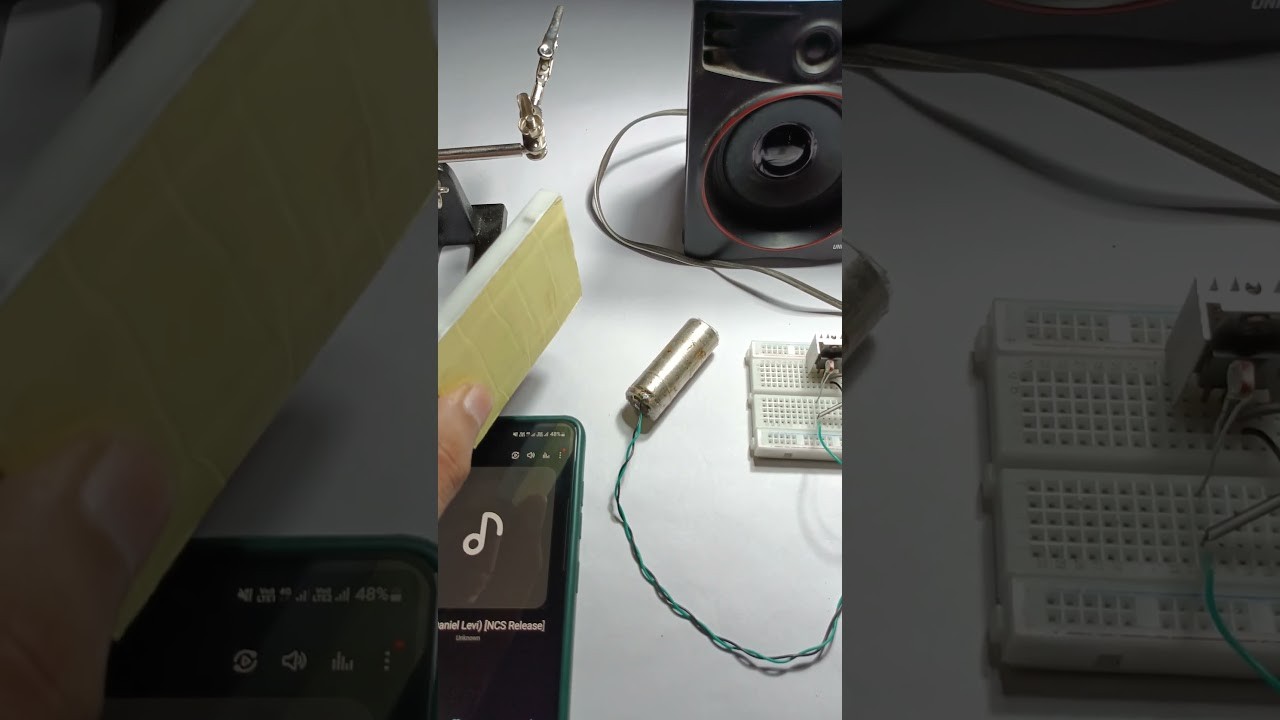 Figure 2: Working Model Setup, Scientific Diagram & Project Prototype for Laser Communication System Working Model Audio Transmission