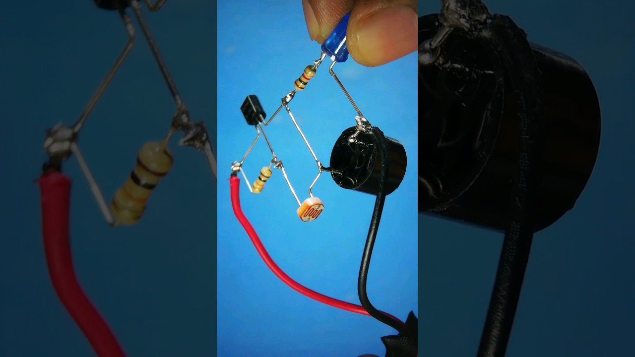 Figure 2: Working Model Setup, Scientific Diagram & Project Prototype for Laser Security System Working Model Using LDR