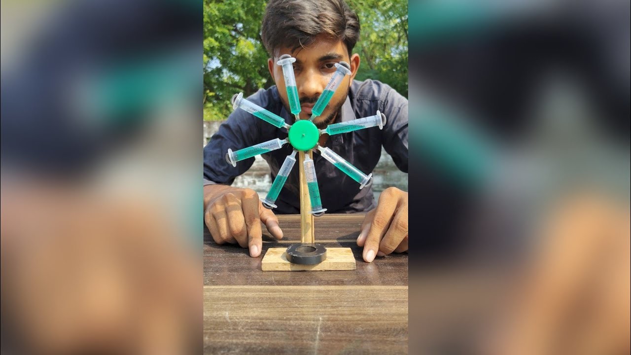 Figure 1: Working Model Setup, Scientific Diagram & Project Prototype for Law Of Conservation Of Mass Working Model
