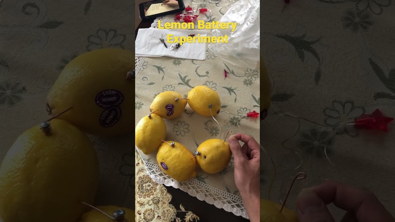 Figure 4: Working Model Setup, Scientific Diagram & Project Prototype for Lemon Battery Multi Cell Voltage Series LED Model