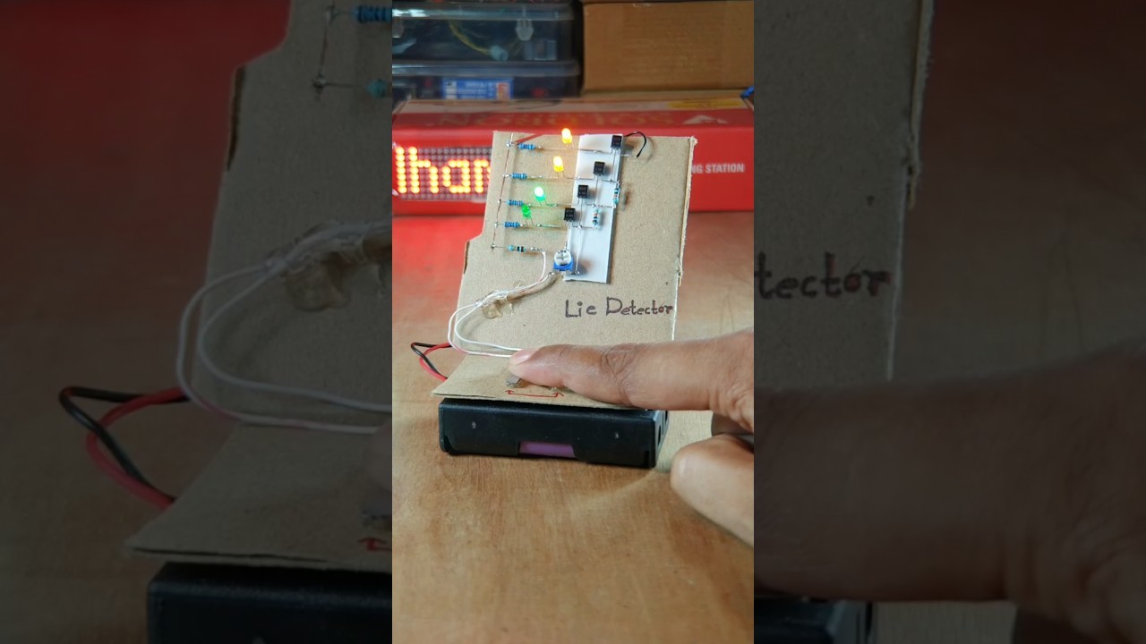 Figure 2: Working Model Setup, Scientific Diagram & Project Prototype for Lie Detector Galvanic Skin Resistance Wheatstone Model
