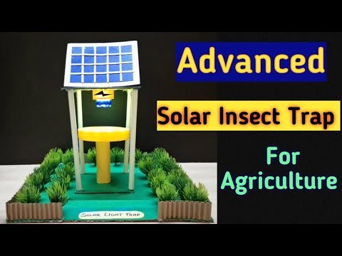 Figure 3: Working Model Setup, Scientific Diagram & Project Prototype for Light Trap Phototropic Insect Killer Farm Field Model
