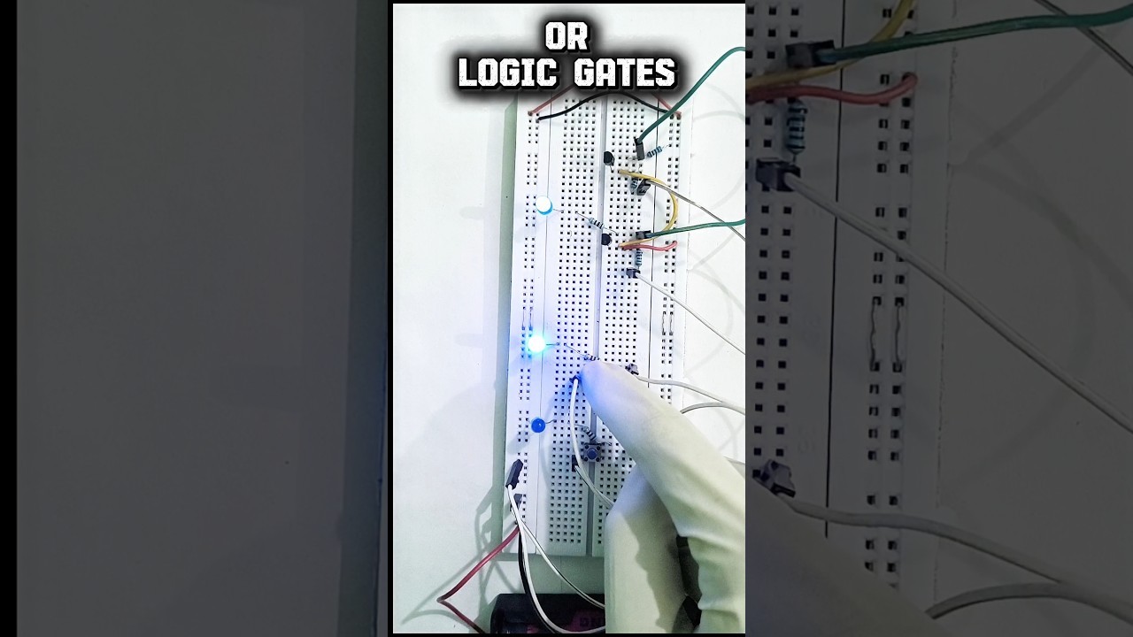 Figure 3: Working Model Setup, Scientific Diagram & Project Prototype for Logic Gates Working Model Using Diodes And Transistors