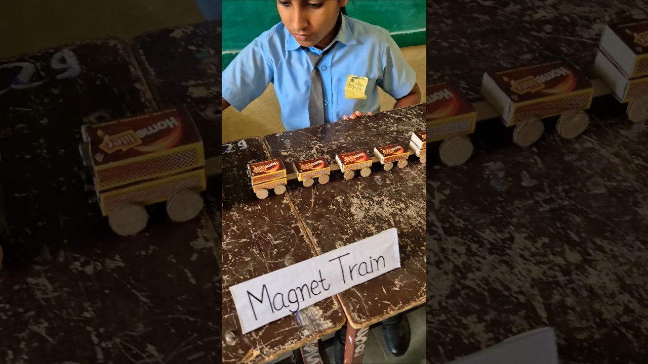Figure 2: Working Model Setup, Scientific Diagram & Project Prototype for Magnet Attraction And Repulsion Working Model