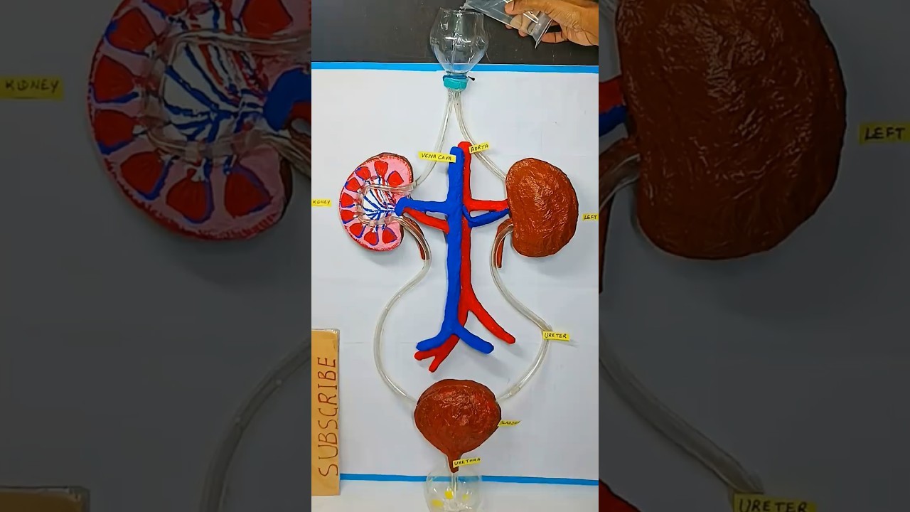 Figure 4: Working Model Setup, Scientific Diagram & Project Prototype for Mechanical Nephron Filtration Reabsorption Dual Sieve Model