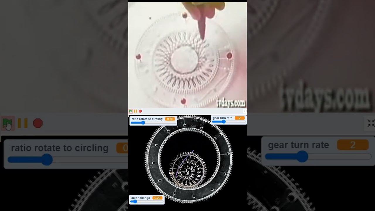 Figure 2: Working Model Setup, Scientific Diagram & Project Prototype for Mechanical Spirograph Epicycloid Hypotrochoid Gear Set
