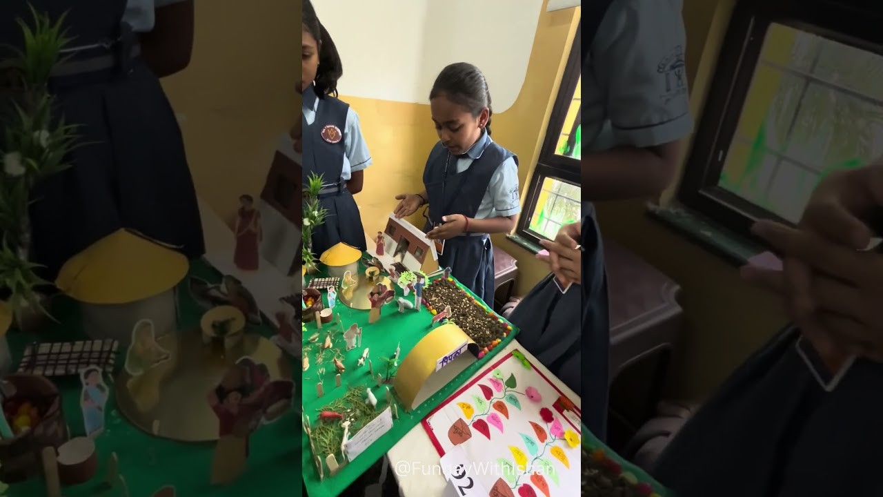 Figure 4: Working Model Setup, Scientific Diagram & Project Prototype for Modern Village Working Model For Science Fair