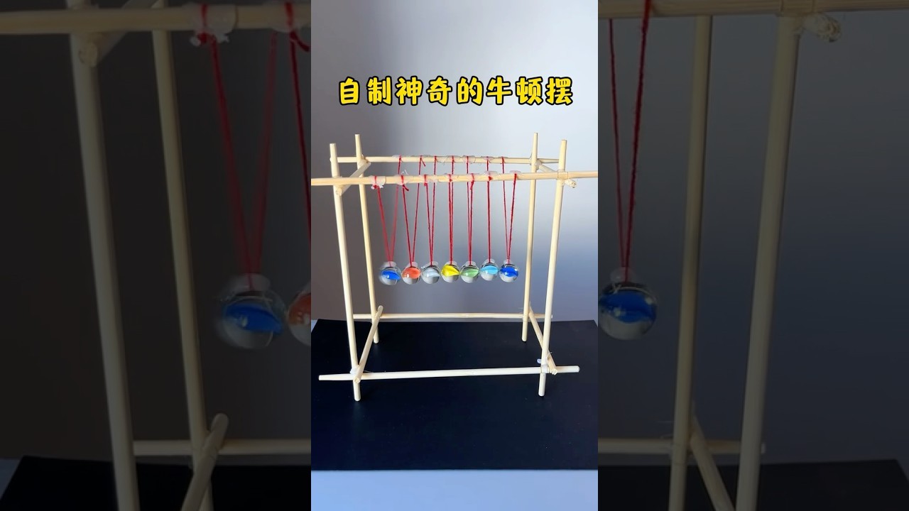 Figure 4: Working Model Setup, Scientific Diagram & Project Prototype for Newton's Cradle Working Model Physics