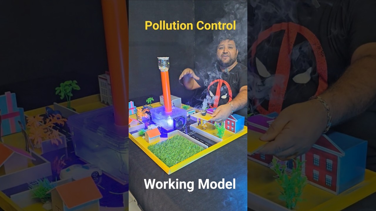 Figure 1: Working Model Setup, Scientific Diagram & Project Prototype for Noise Pollution Monitor Working Model For Schools