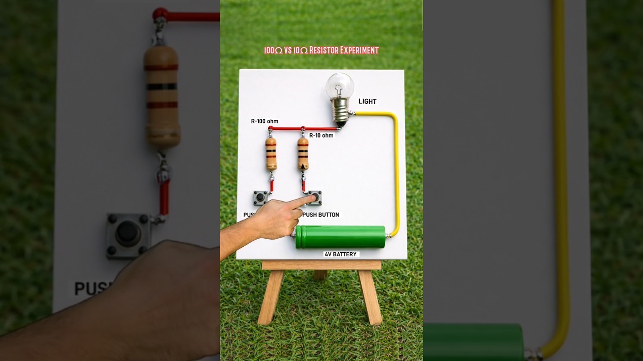 Figure 3: Working Model Setup, Scientific Diagram & Project Prototype for Ohm's Law Verification Working Model