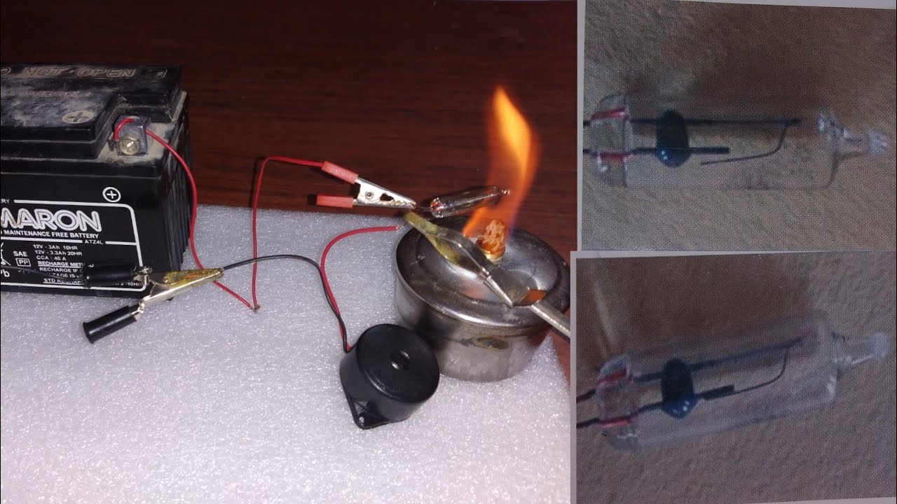 Figure 1: Working Model Setup, Scientific Diagram & Project Prototype for Overload Protection Thermal Bimetallic Strip Trip Model