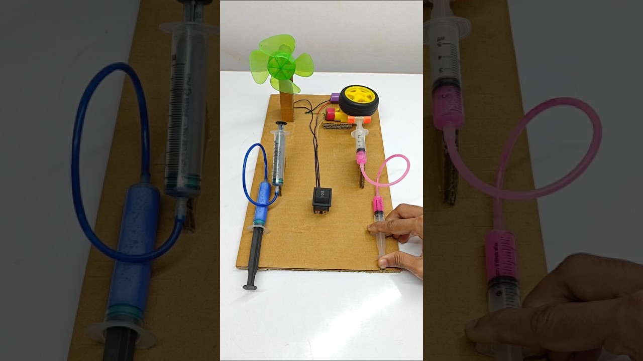 Figure 2: Working Model Setup, Scientific Diagram & Project Prototype for P N Junction Diode Characteristics Working Model