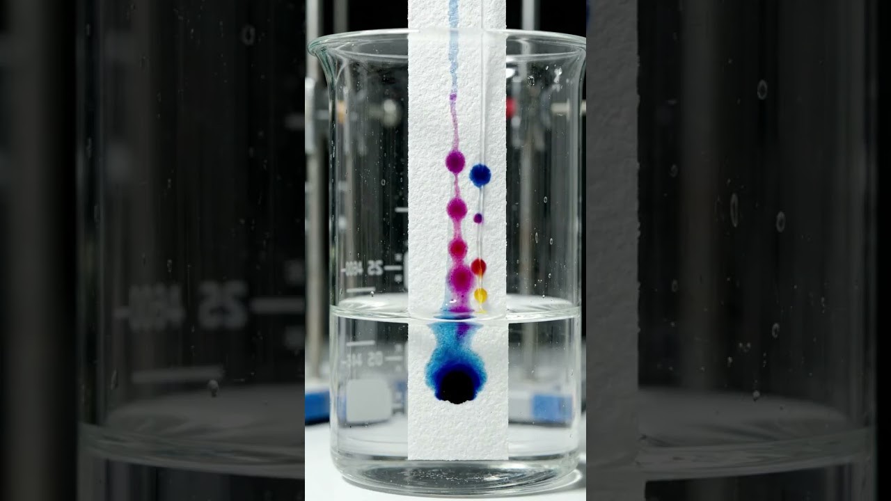 Figure 2: Working Model Setup, Scientific Diagram & Project Prototype for Paper Chromatography Black Ink Component Separation Model