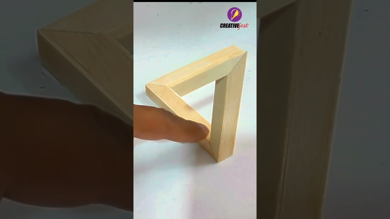 Figure 4: Working Model Setup, Scientific Diagram & Project Prototype for Penrose Impossible Tribar Optical Perspective Stand