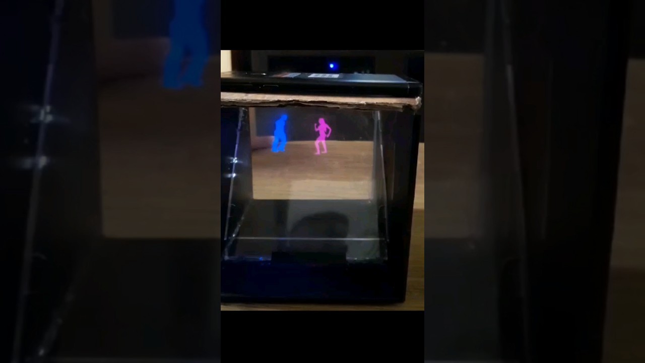 Figure 3: Working Model Setup, Scientific Diagram & Project Prototype for Pepper Ghost Theatrical 45 Degree Acrylic Glass Phantom