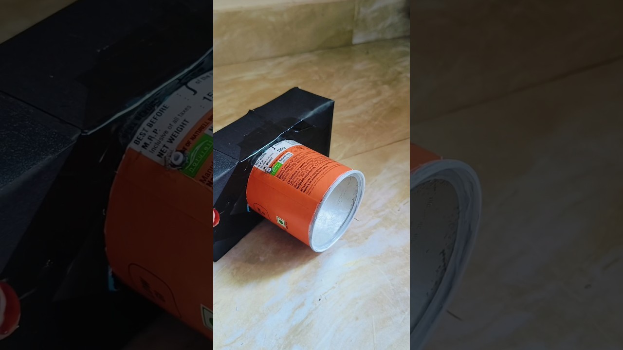Figure 3: Working Model Setup, Scientific Diagram & Project Prototype for Pinhole Camera Working Model