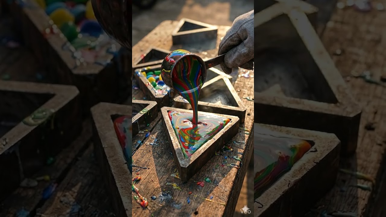 Figure 3: Working Model Setup, Scientific Diagram & Project Prototype for Plastic Sand Paver Block Waste Aggregate Casting Model