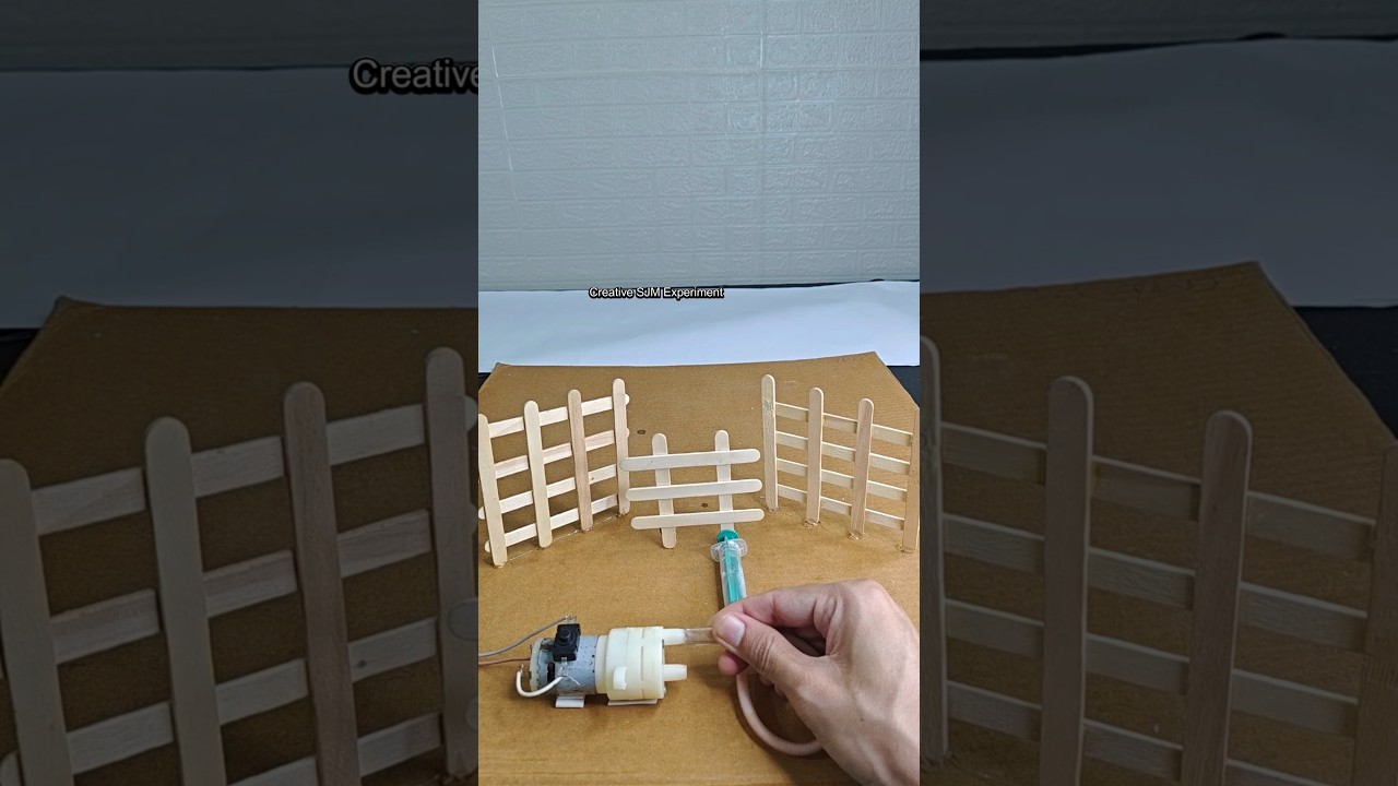 Figure 3: Working Model Setup, Scientific Diagram & Project Prototype for Pneumatic Door Closer Dashpot Piston Check Valve Model