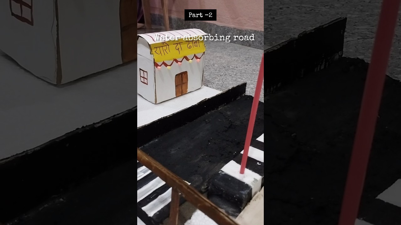 Figure 3: Working Model Setup, Scientific Diagram & Project Prototype for Porous Concrete Runway Stormwater Soak Through Model