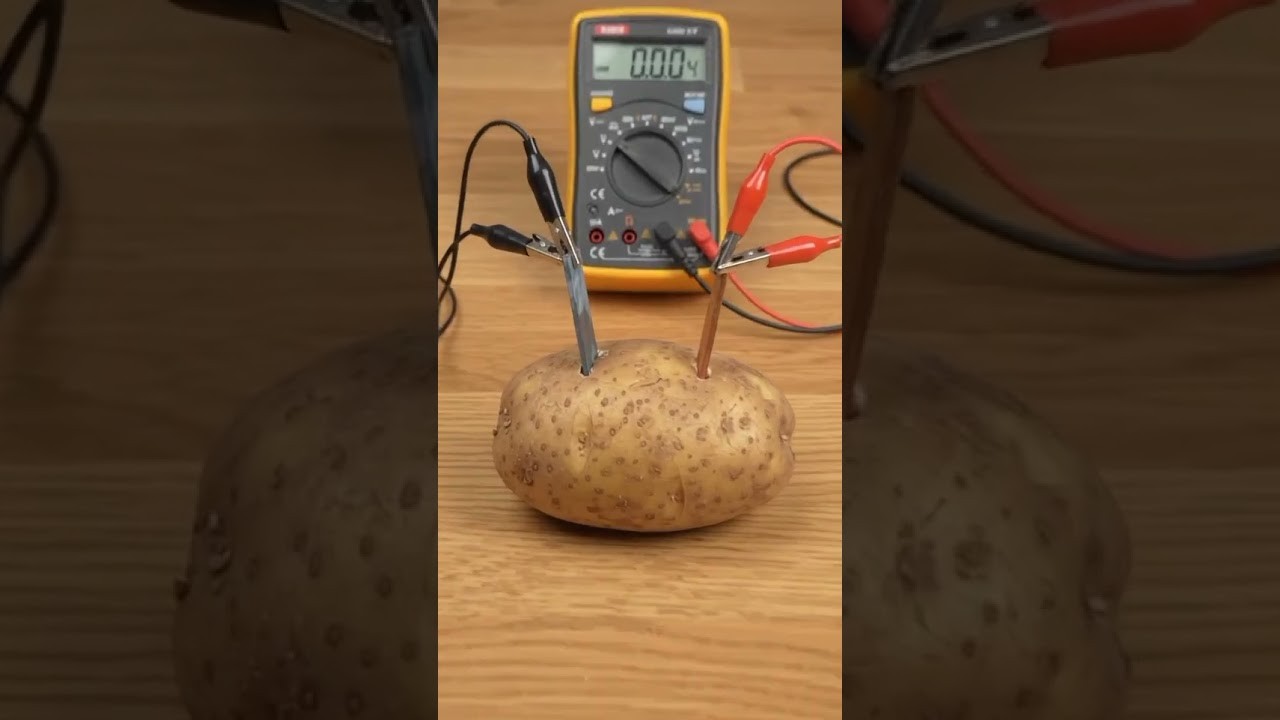 Figure 1: Working Model Setup, Scientific Diagram & Project Prototype for Potato Clock Zinc Copper Electrode Digital Screen Model