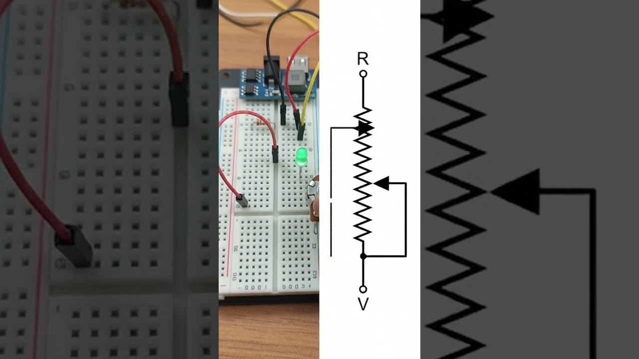 Figure 1: Working Model Setup, Scientific Diagram & Project Prototype for Potentiometer Working Model Internal Resistance Of Cell