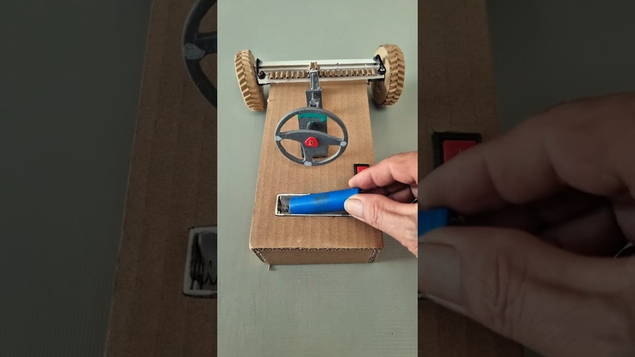 Figure 2: Working Model Setup, Scientific Diagram & Project Prototype for Rack And Pinion Steering Gearbox Working Model