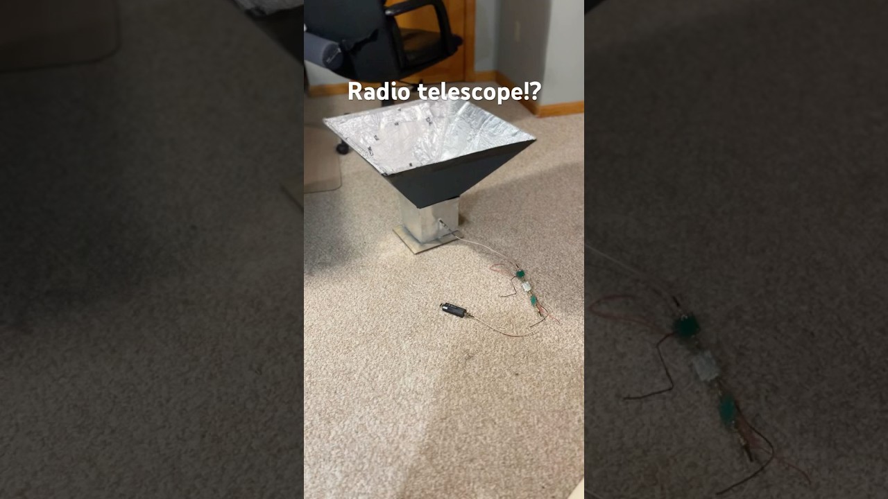 Figure 1: Working Model Setup, Scientific Diagram & Project Prototype for Radio Telescope Wire Mesh Parabola Directional Feed