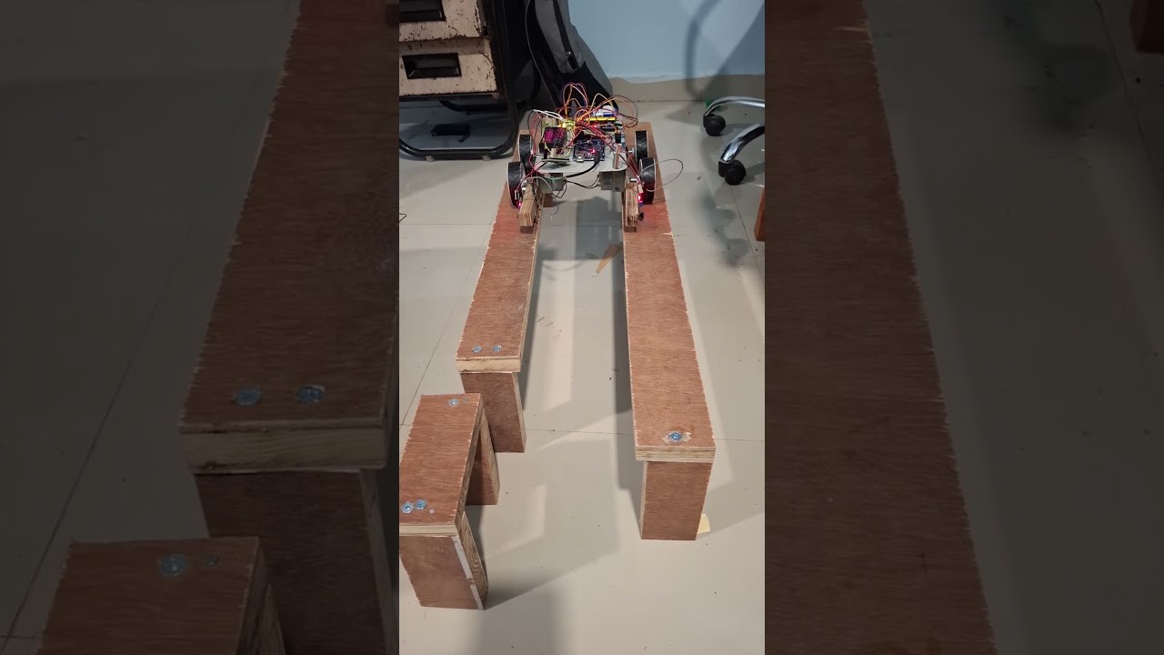 Figure 1: Working Model Setup, Scientific Diagram & Project Prototype for Railway Track Ultrasonic Flaw Detector Trolley Model