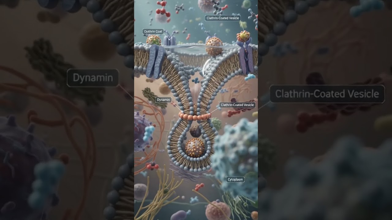 Figure 3: Working Model Setup, Scientific Diagram & Project Prototype for Receptor Mediated Endocytosis Clathrin Vesicle Model