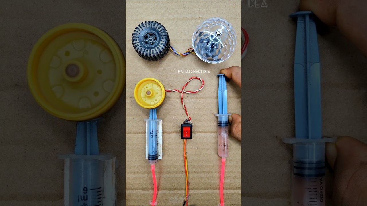 Figure 1: Working Model Setup, Scientific Diagram & Project Prototype for Regenerative Braking Flywheel Storage Working Model