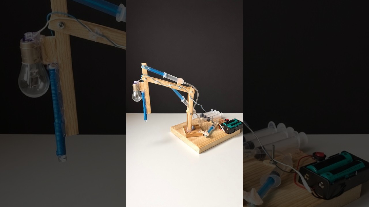 Figure 4: Working Model Setup, Scientific Diagram & Project Prototype for Scrap Iron Electromagnetic Crane Arm Unloading Model