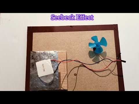 Figure 1: Working Model Setup, Scientific Diagram & Project Prototype for Seebeck Effect Working Model Physics