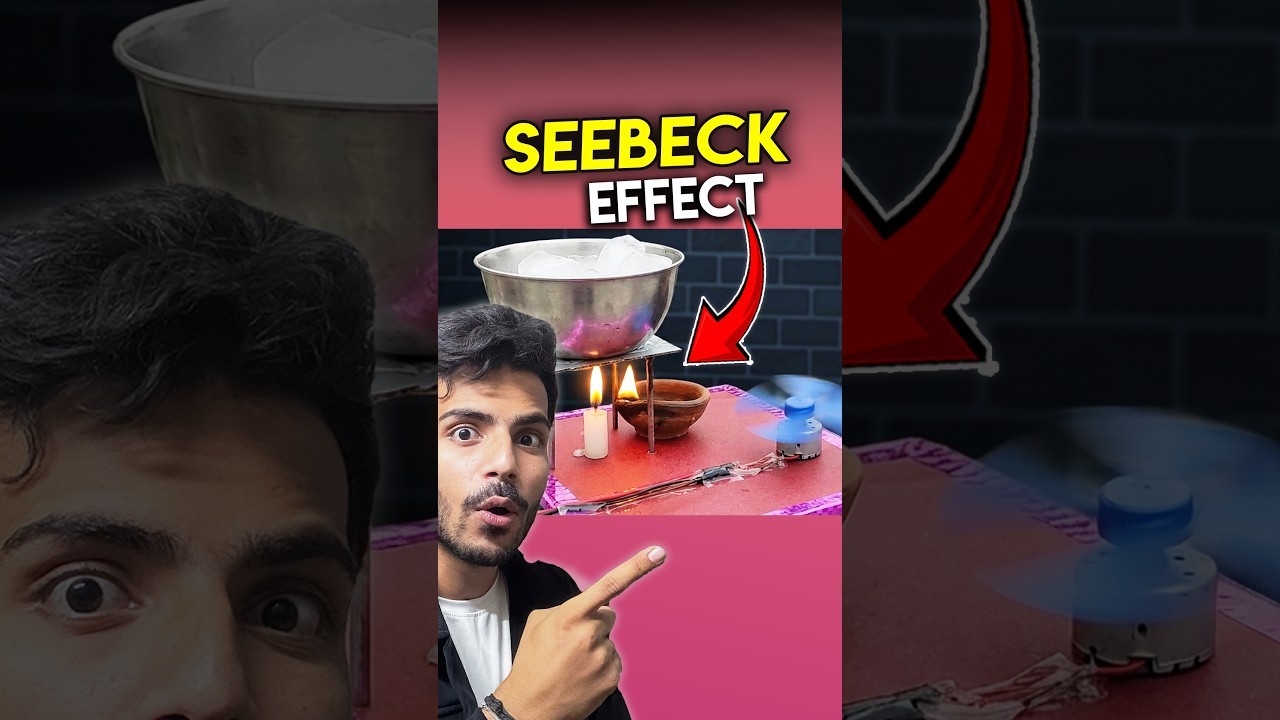 Figure 2: Working Model Setup, Scientific Diagram & Project Prototype for Seebeck Effect Working Model Physics