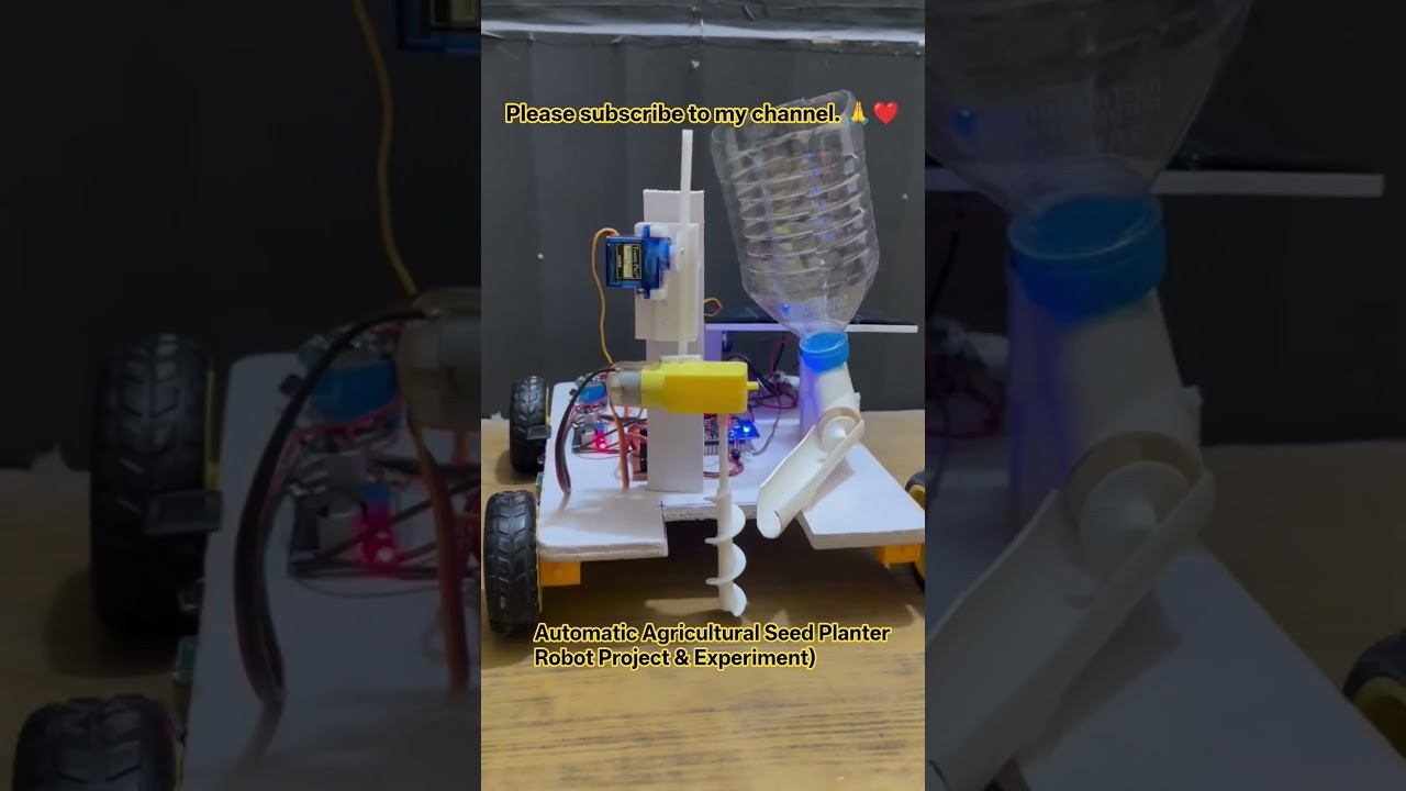 Figure 1: Working Model Setup, Scientific Diagram & Project Prototype for Seed Sorter Spiral Gravity Round Seed Separator Model