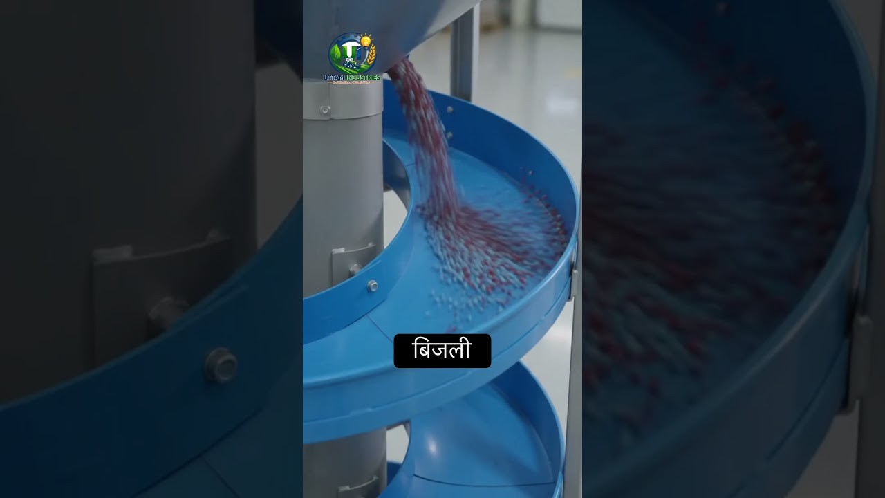 Figure 2: Working Model Setup, Scientific Diagram & Project Prototype for Seed Sorter Spiral Gravity Round Seed Separator Model